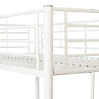 Middlebrook Abner White Metal Classic Twin Loft Bed
