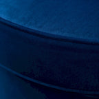 Blue 22 Upholstered Velvet Accent Chair with Swivel Base