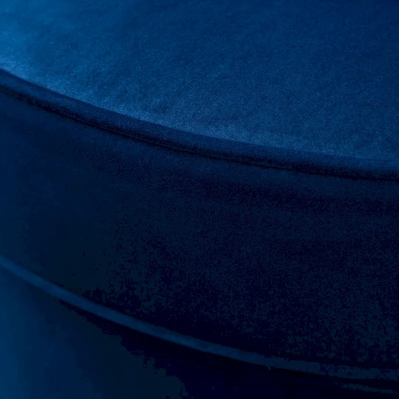 Blue 22 Upholstered Velvet Accent Chair with Swivel Base