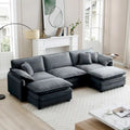 DIY Customization Corduroy Upholstered Armless Modular Sectional Sofa