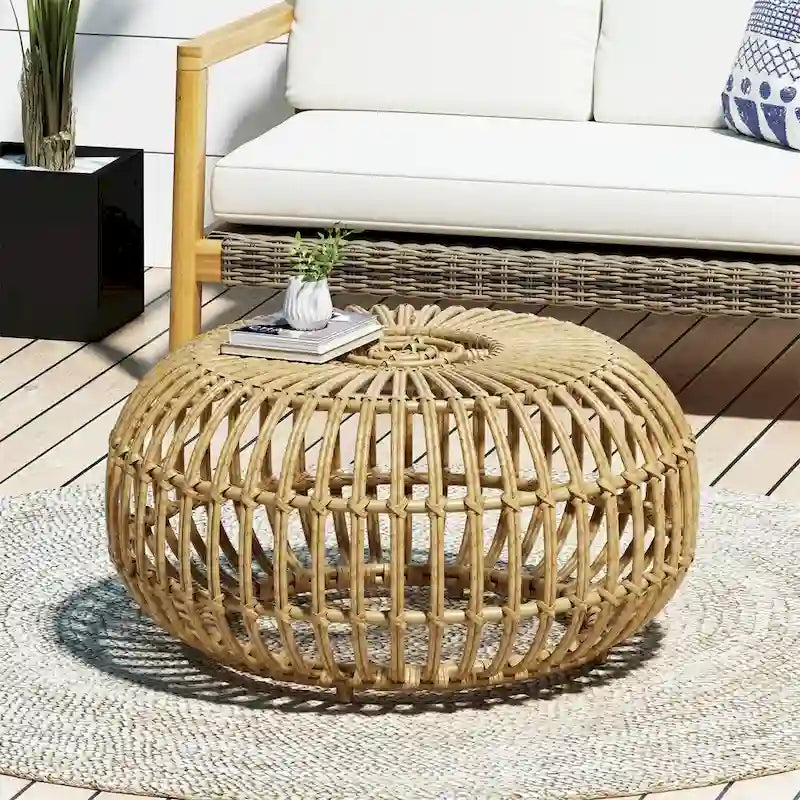 29.5 Wicker Coffee Table