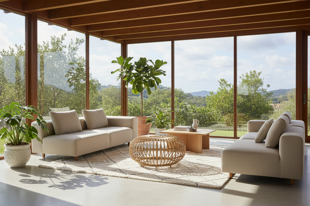 29.5 Wicker Coffee Table