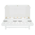 Queen Size Murphy Bed with Large Drawer,USB Ports and Outlets