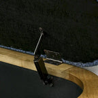 GDFStudio - Clara Upholstered Storage Ottoman Bench with Sturdy Oval Wood Legs