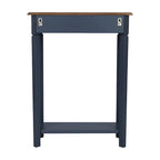 Marnie Two-tone 1-drawer Solid Wood Console Accent Table with Shelf by East at Main