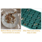 30 Grid Jewelry Tray Stackable for Rings Earrings Necklace Bracelet