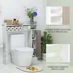 Costway Over the Toilet Bathroom Cabinet Floor Storage Organizer with - See Details
