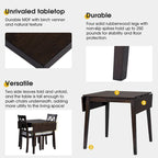 Elegant Farmhouse Round Dining Table with Adjustable Length and X-Base Be Used for Modern Dining Room