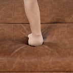 Roomfitters Twin Size Folding Ottoman Sleeper Bed with Mattress, Compact Convertible Guest Bed for Living Room