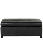 Roomfitters Twin Size Folding Ottoman Sleeper Bed with Mattress, Compact Convertible Guest Bed for Living Room