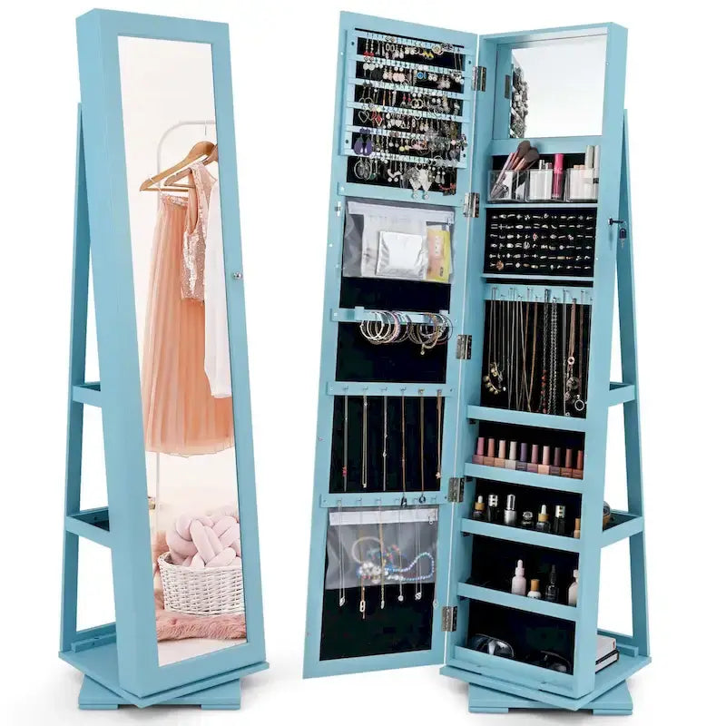 Armoire Jewelry Cabinet Standing Jewelry Organizer