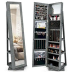 Armoire Jewelry Cabinet Standing Jewelry Organizer