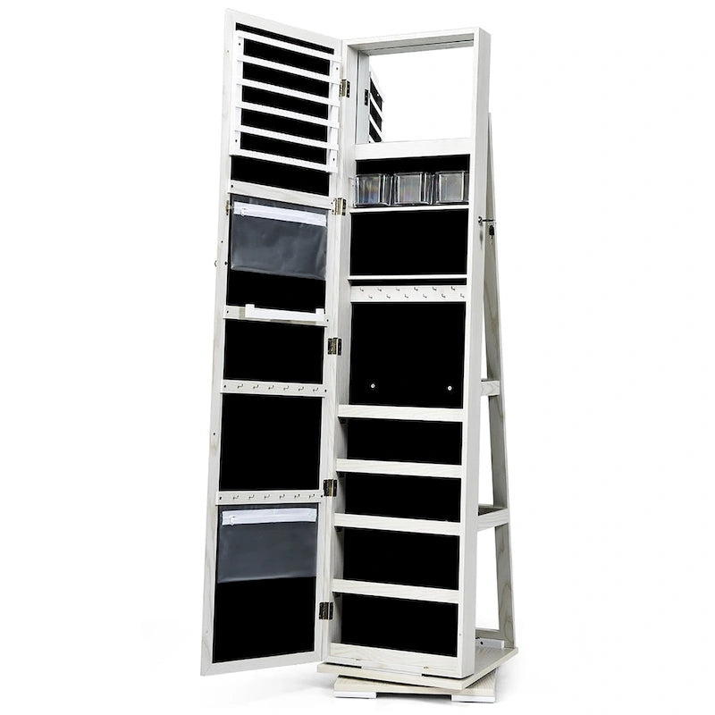 Armoire Jewelry Cabinet Standing Jewelry Organizer