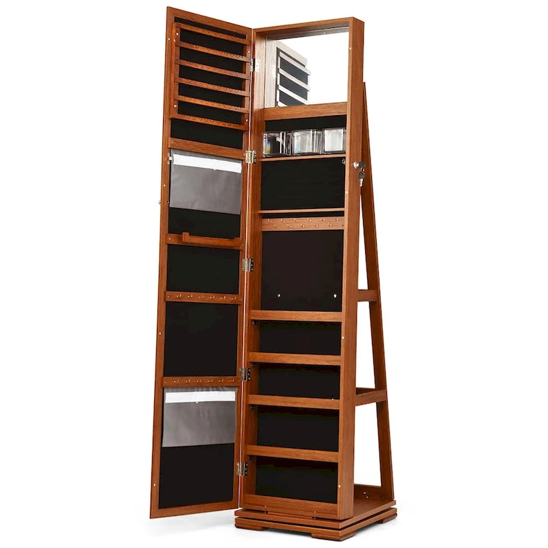 Armoire Jewelry Cabinet Standing Jewelry Organizer