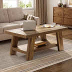 Farmhouse Coffee Table, 47.24-Inch Center Table