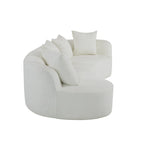 Christopher Knight Home - Linda Fabric Curved Sectional Sofa