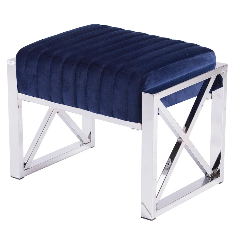 SEI Furniture Brent Fabric Ottoman