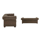 Gdansk Tufted Scroll Arm Chesterfield Sofa