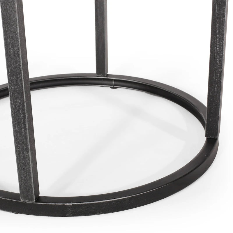 Gerrish Modern Industrial Coffee Table Set by Christopher Knight Home