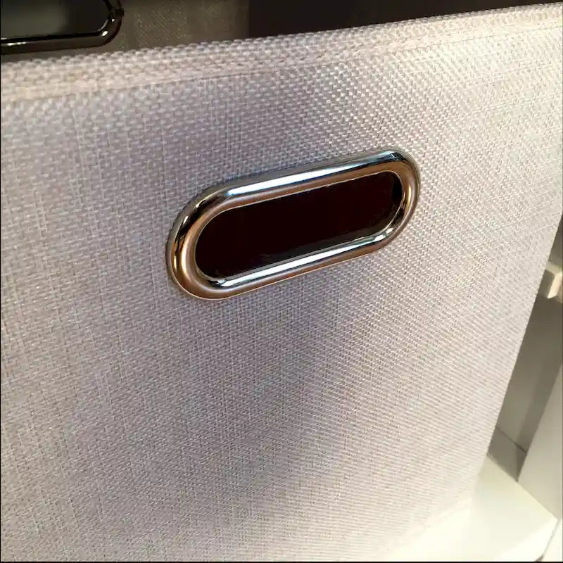 John Louis Home Solid Wood Entryway Bench with 4 Shoe Cubbies White