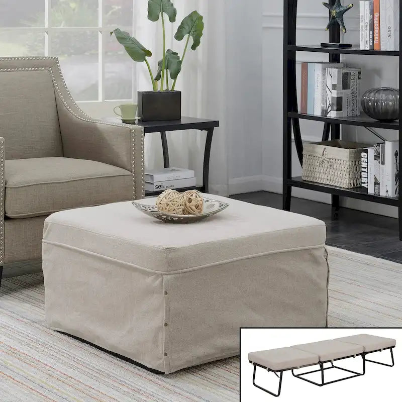 Convenience Concepts Designs4Comfort Folding Bed Ottoman Coffee Table
