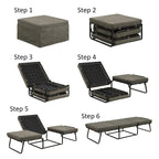 Convenience Concepts Designs4Comfort Folding Bed Ottoman Coffee Table