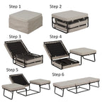 Convenience Concepts Designs4Comfort Folding Bed Ottoman Coffee Table