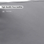 MCombo Modern Accent Chair with Upholstered Cushion, Faux Leather HQ304