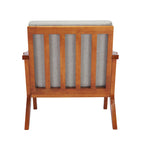 Porthos Home Clia Fabric Accent Chair with Rubberwood Frame, Removable Cushions