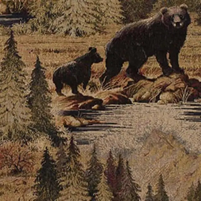 Hickory Log Footstool