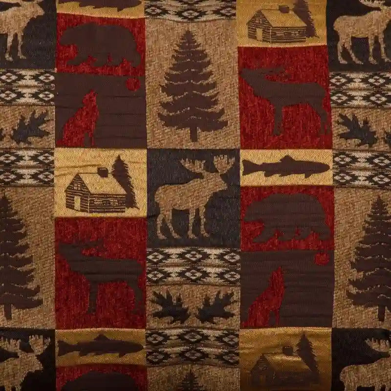 Hickory Log Footstool