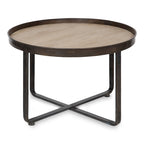 Kate and Laurel Zabel Round Modern Coffee Table - 28 Diameter