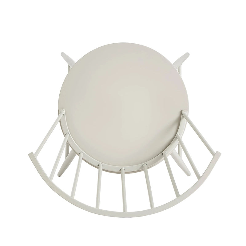 Truman High Back Metal and Wood Spindle Dining Chair (Set of 2) by iNSPIRE Q Modern