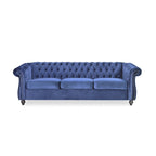 Parksley Tufted Velvet Chesterfield Sofa by Christopher Knight Home