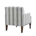 Set of 2 Traditional Upholstered Stripe Accent Chair for Living Room
