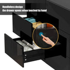 9 Drawers Chest Of Dresser Storage Tower Cabinet Bedroom Organizer with Light