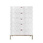 Clihome Wooden 5-Drawer Storage Chest