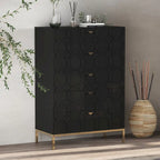 Clihome Wooden 5-Drawer Storage Chest