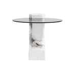 Set of 2 Round Nesting Coffee Table Set