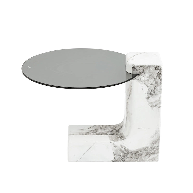 Set of 2 Round Nesting Coffee Table Set