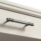 Lennox Farmhouse Glass Coffee Table with Storage by Bush Furniture