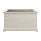 Lennox Farmhouse Glass Coffee Table with Storage by Bush Furniture