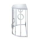 Hoop Glam Chrome 42-inch Mirror Sofa Table by Furniture of America