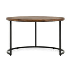 Classic Home Emma Set of 2 Nesting Tables in Natural Brown