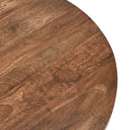 Classic Home Emma Set of 2 Nesting Tables in Natural Brown