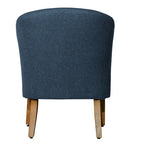 Porch & Den Kingswell Navy Chunky Textured Accent Chair