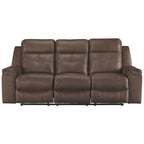 Jesolo Contemporary Reclining Sofa Coffee