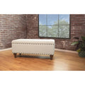 Copper Grove Raush Tufted Linen Storage Bench