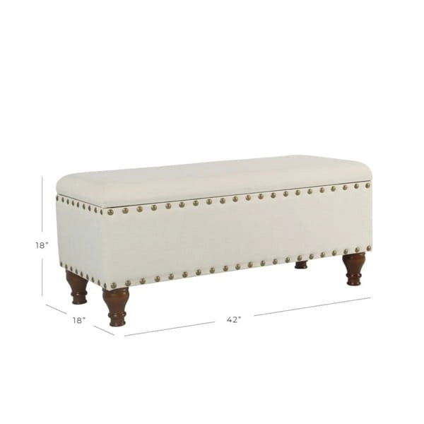 Copper Grove Raush Tufted Linen Storage Bench
