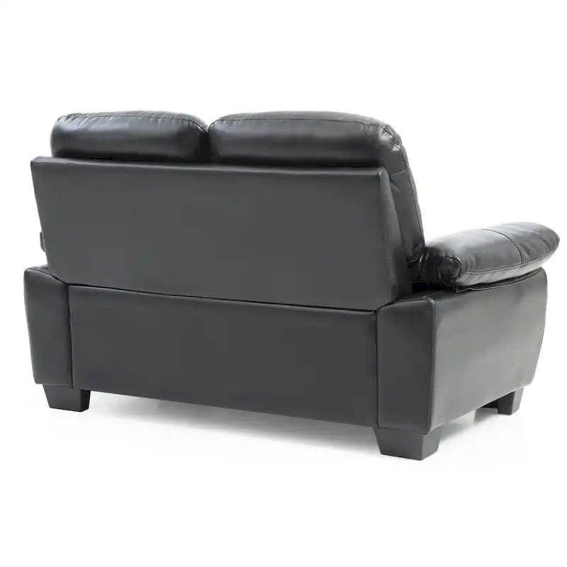 Marta Faux Leather Loveseat